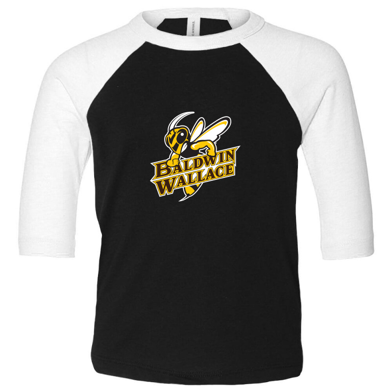 Baldwin Wallace University Yellowjackets Toddler 3/4 Sleeve Tee by Mendisar | Artistshot