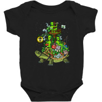 Psychedelic Aliens Trip Baby Bodysuit | Artistshot