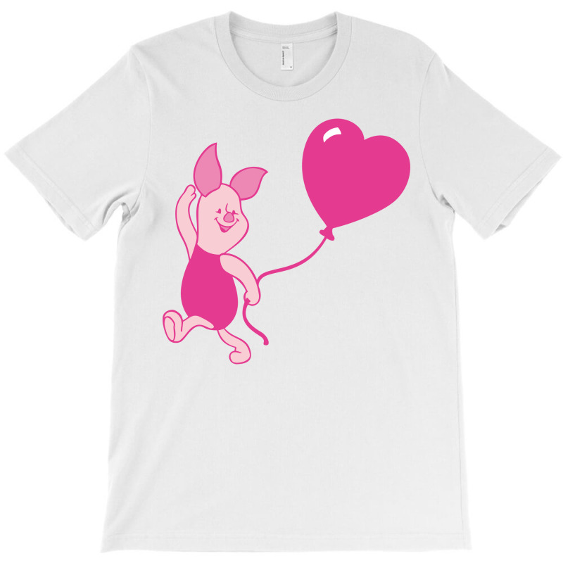 Piglet With Heart T-Shirt by creaker | Artistshot