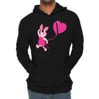 Piglet With Heart Lightweight Hoodie | Artistshot