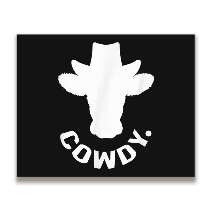 Cowdy Ultra Funny Mashup Between Cow And Howdy Cow Meme Metal Print ...