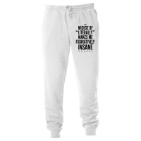 Misuse Of Literally Makes Me Figuratively Unisex Jogger | Artistshot