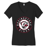 The Basingstoke Bison Women's V-neck T-shirt | Artistshot