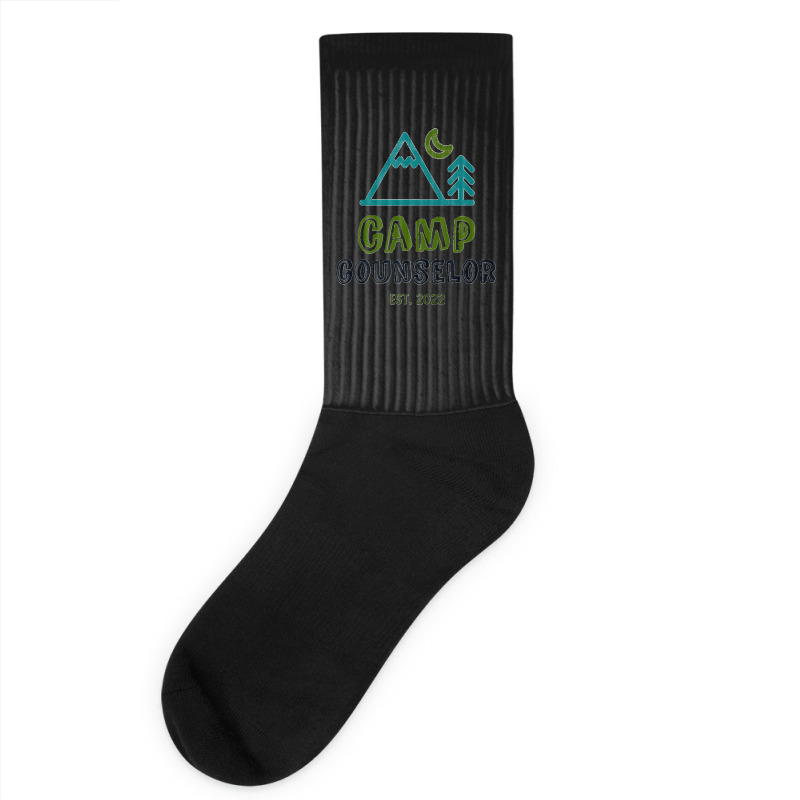 Camp Counselor 2022 Summer Teacher Instructor Coach Crew Premium Socks | Artistshot