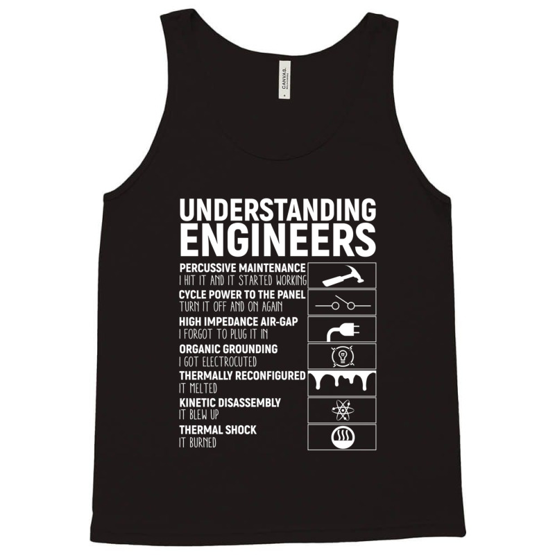 Understanding Engineers Tank Top by ElenaMCartasegna | Artistshot