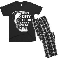 Boxer Happy Father's Day To The Best Dog Dad Fathers Day Men's T-shirt Pajama Set | Artistshot