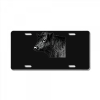 Bullheaded Cow Lover Funny Country Farm Style Sarcasm License Plate | Artistshot