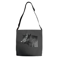 Bullheaded Cow Lover Funny Country Farm Style Sarcasm Adjustable Strap Totes | Artistshot