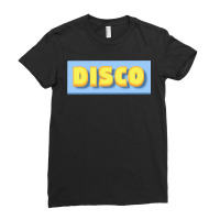 Disco Display Banner Ladies Fitted T-shirt | Artistshot