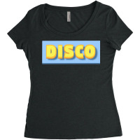 Disco Display Banner Women's Triblend Scoop T-shirt | Artistshot