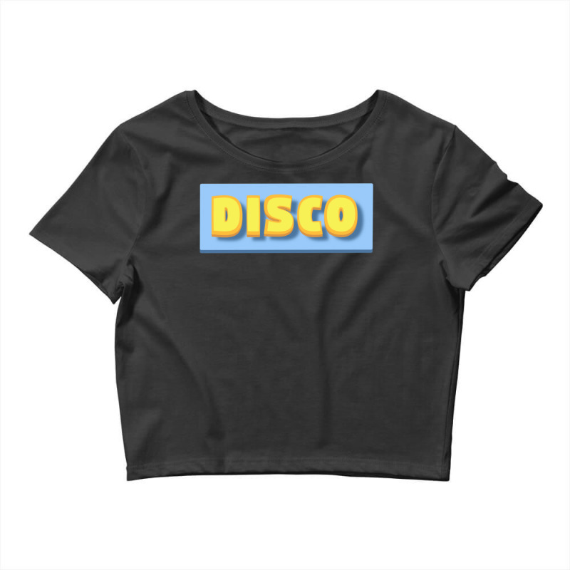 Disco Display Banner Crop Top by SamaraMcCullou | Artistshot