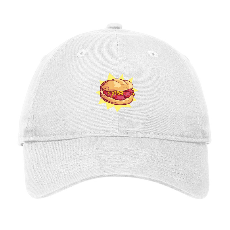 Sausage Sandwich Fast Food Adjustable Cap by beastonkriss | Artistshot