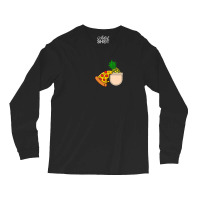 Pizza Loves Pineapple Funny Pizza Lovers Long Sleeve Shirts | Artistshot