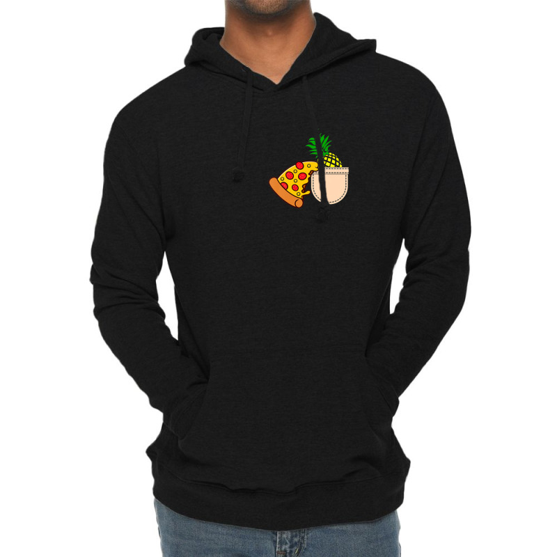 Pizza Loves Pineapple Funny Pizza Lovers Lightweight Hoodie | Artistshot