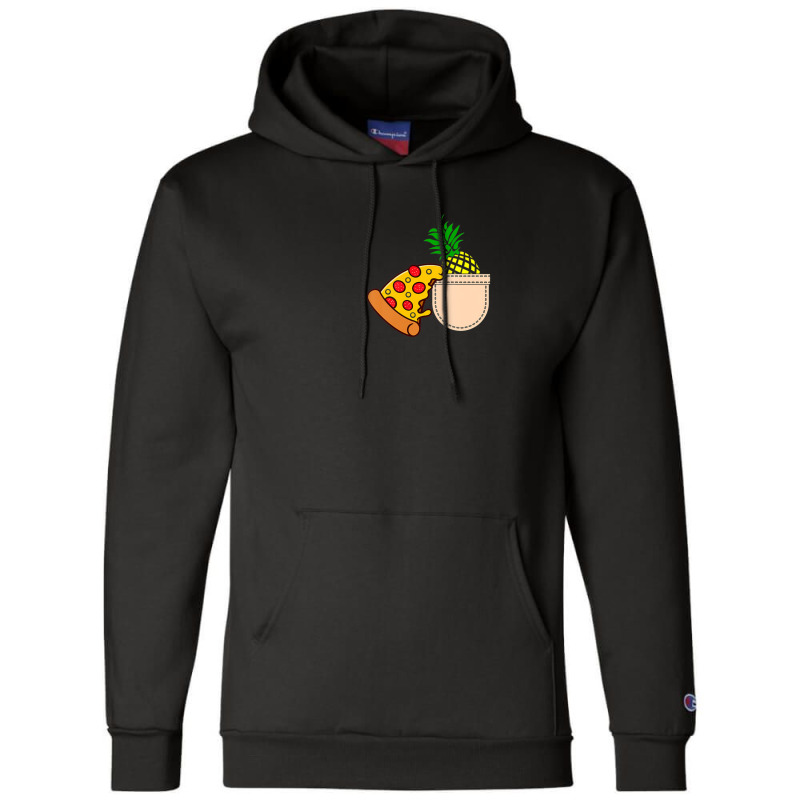 Pizza Loves Pineapple Funny Pizza Lovers Champion Hoodie | Artistshot