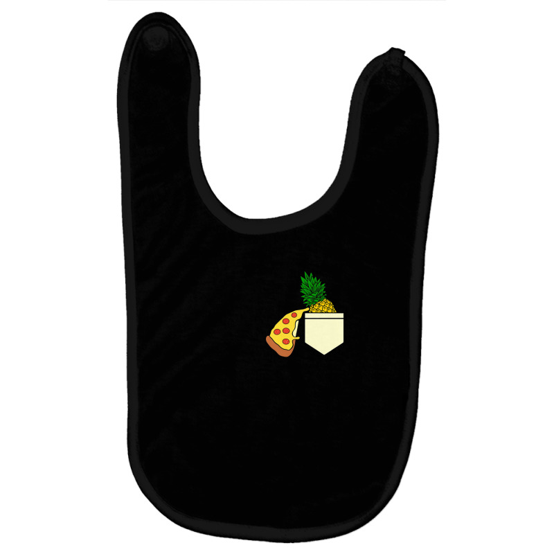 Pizza Loves Pineapple Funny Pizza Lovers Baby Bibs | Artistshot