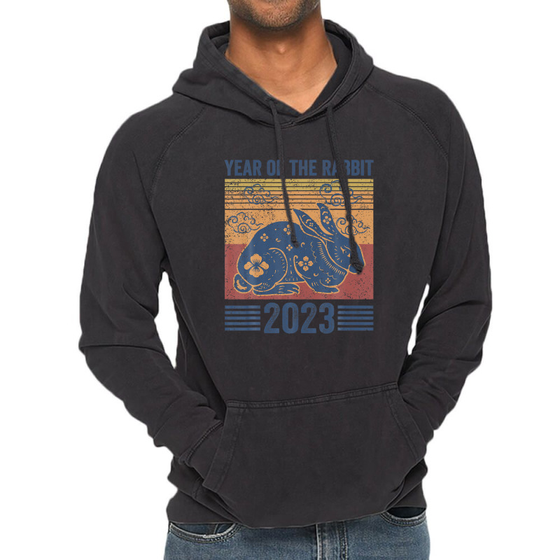 Chinese New Year 2023 Year Of The Rabbit Zodiac Lunar Vintage Hoodie | Artistshot