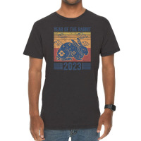 Chinese New Year 2023 Year Of The Rabbit Zodiac Lunar Vintage T-shirt | Artistshot