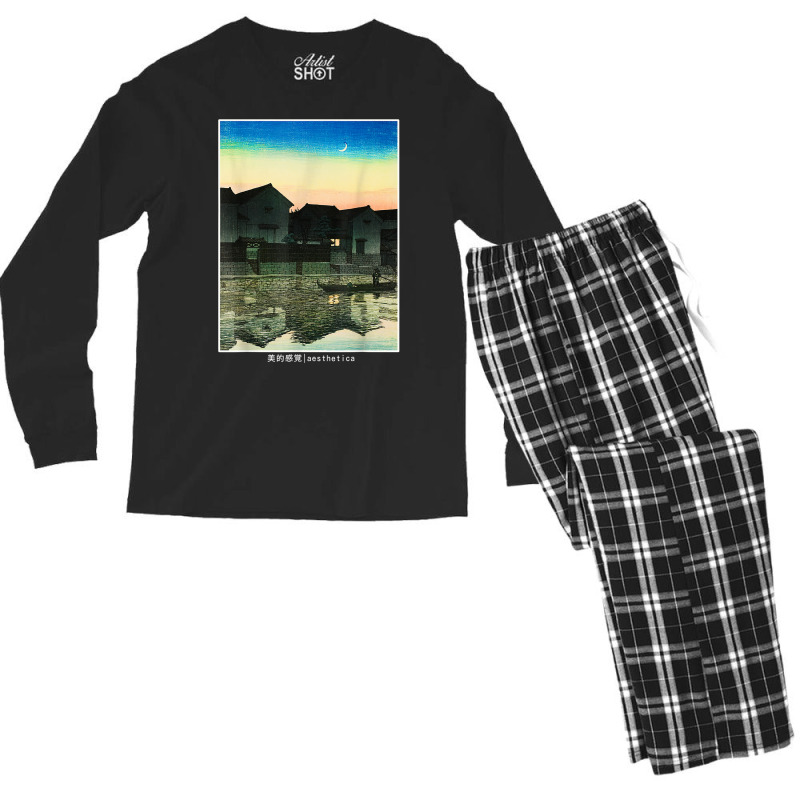 Aesthetic Japan City Japanese Anime Core Tokyo Sky T Shirt Men's Long Sleeve Pajama Set | Artistshot