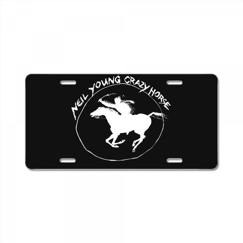 Neil Young Crazy Horse License Plate by BLACKHEART | Artistshot