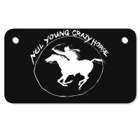 Neil Young Crazy Horse Motorcycle License Plate | Artistshot