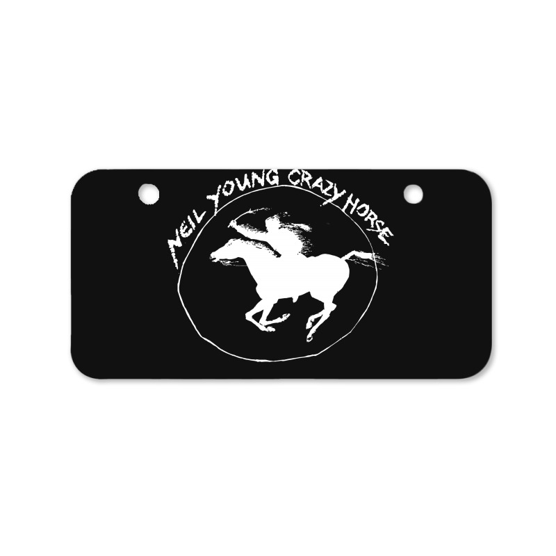 Neil Young Crazy Horse Bicycle License Plate by BLACKHEART | Artistshot