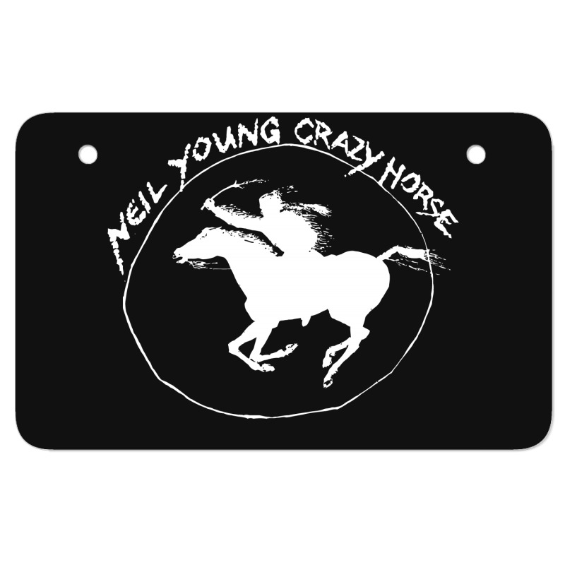 Neil Young Crazy Horse ATV License Plate by BLACKHEART | Artistshot