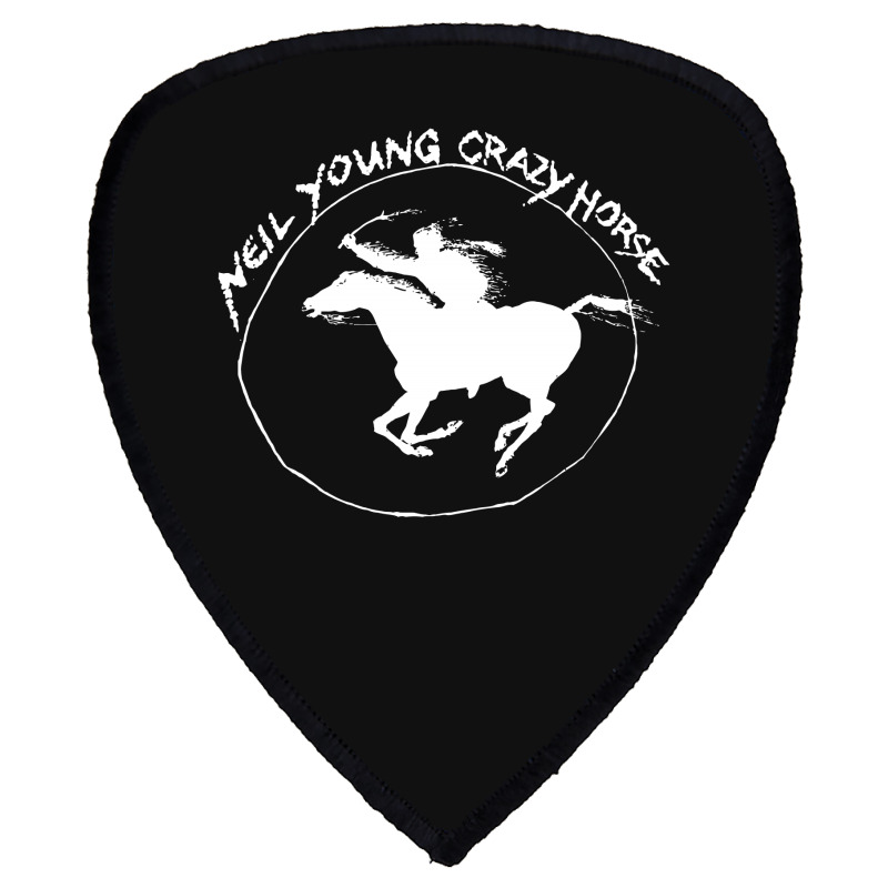 Neil Young Crazy Horse Shield S Patch by BLACKHEART | Artistshot