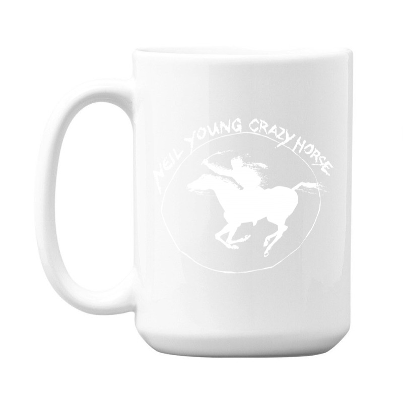 Neil Young Crazy Horse 15 Oz Coffee Mug by BLACKHEART | Artistshot