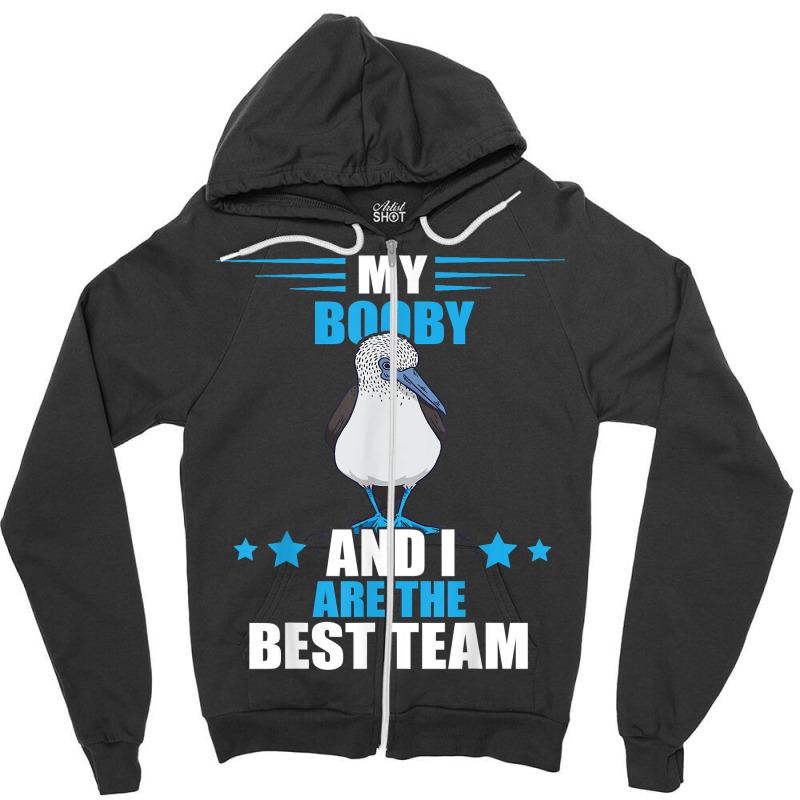 Blue Footed Booby Best Team Blue Footed Booby Lover Seabird T Shirt Zipper Hoodie by beckiguralk28 | Artistshot