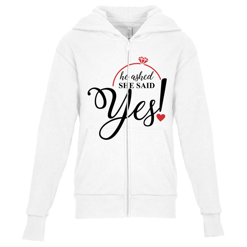 Finally Yes Youth Zipper Hoodie by Ale Ceconello | Artistshot