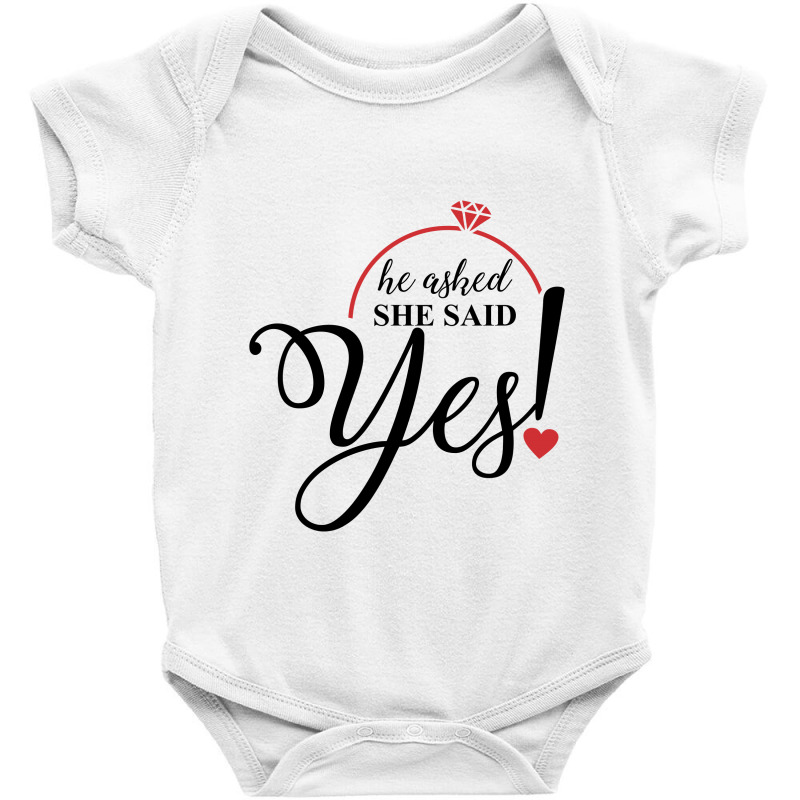 Finally Yes Baby Bodysuit by Ale Ceconello | Artistshot