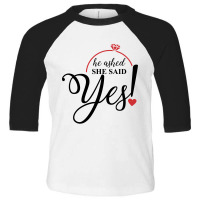 Finally Yes Toddler 3/4 Sleeve Tee | Artistshot