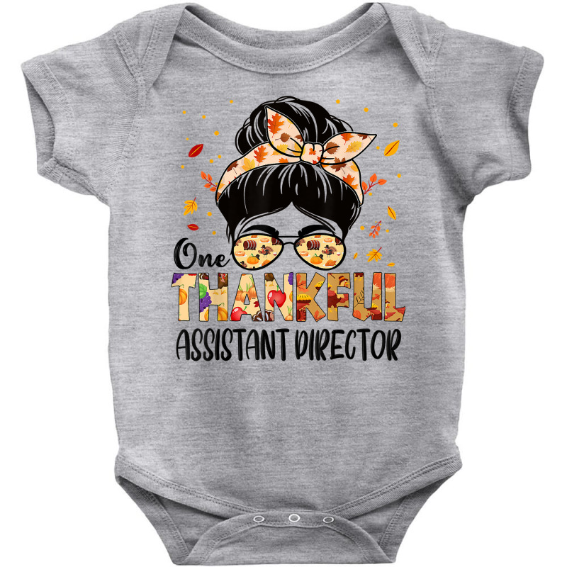 Assistant Director One Thankful Thanksgiving Fall Autumn T Shirt Baby Bodysuit by rowenapas5d | Artistshot