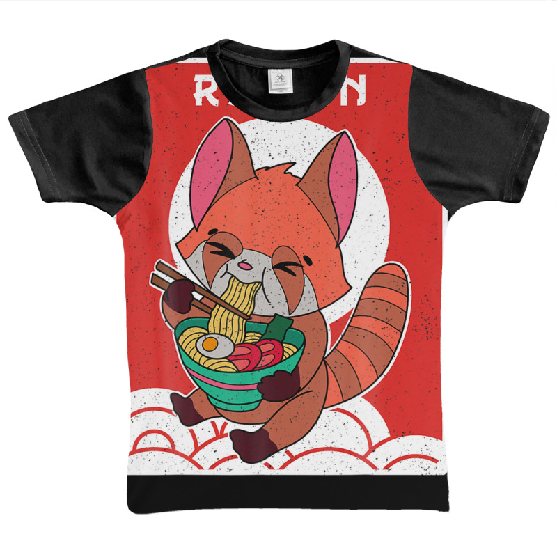 Red Panda Ramen Noodle Japan Cuisine Japanese Asian Food Graphic Youth T-shirt by beastonkriss | Artistshot