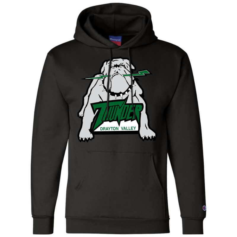 Drayton Valley Thunder Champion Hoodie by SamaraMcCullou | Artistshot