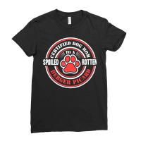 Certified Dog Mom To A Spoiled Rotten Berger Picard T Shirt Ladies Fitted T-shirt | Artistshot