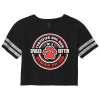 Certified Dog Mom To A Spoiled Rotten Berger Picard T Shirt Scorecard Crop Tee | Artistshot