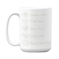 Sola Scriptura Protestant Christian Reformation 5 Solas 15 Oz Coffee Mug | Artistshot