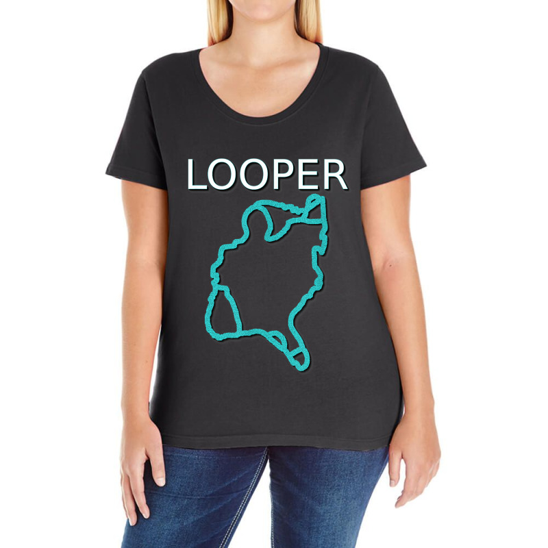 The Great Loop Looper Boating Ladies Curvy T-Shirt by MechelleMilliken | Artistshot