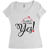 Finally Yes Women's Triblend Scoop T-shirt | Artistshot