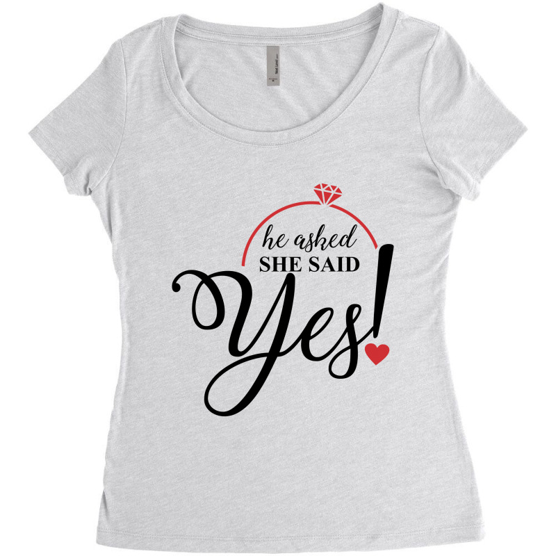 Finally Yes Women's Triblend Scoop T-shirt by Ale Ceconello | Artistshot