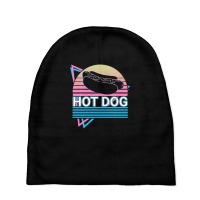 Hot Dog Sandwich Hotdog Retro Baby Beanies | Artistshot