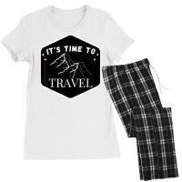 Fast Track Your Its Time To Travel T Shirt Women's Pajamas Set | Artistshot