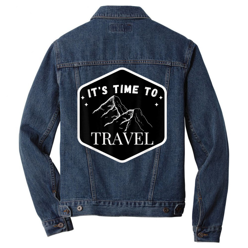 Fast Track Your Its Time To Travel T Shirt Men Denim Jacket by rowenapas5d | Artistshot