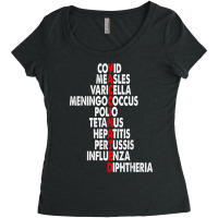 Vaccinated Women's Triblend Scoop T-shirt | Artistshot