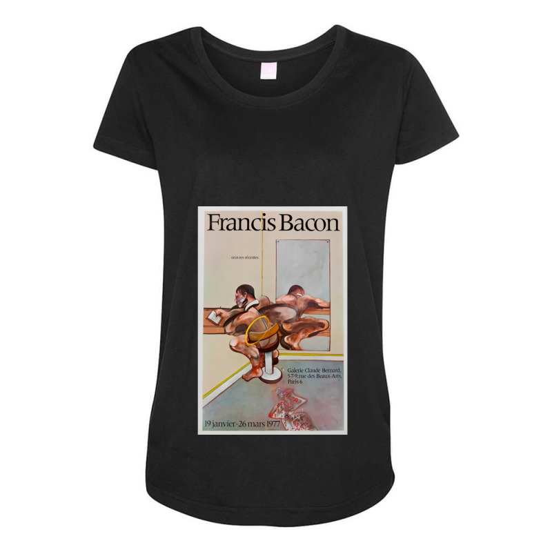 Francis Bacon Maternity Scoop Neck T-shirt by CHRISTINAROGNSVOOG | Artistshot