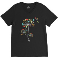 Sewing Dandelion Flowers Quilting T Shirt V-neck Tee | Artistshot