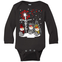 Faith Hope Love Snowman Jesus Dandelion Christian Christmas T Shirt Long Sleeve Baby Bodysuit | Artistshot