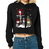 Faith Hope Love Snowman Jesus Dandelion Christian Christmas T Shirt Cropped Hoodie | Artistshot